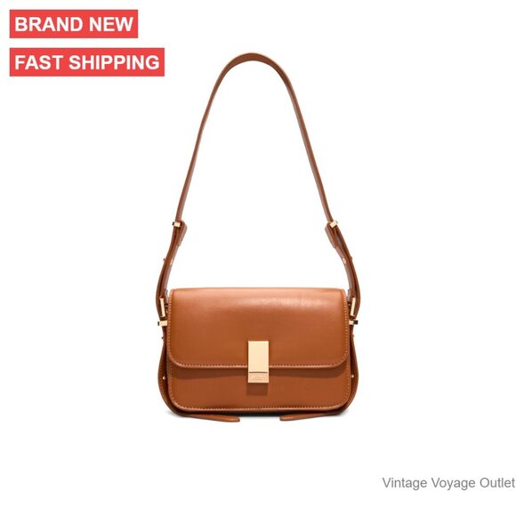 Medium Crossbody Satchel Bag with Two Compartments Versatile Wear